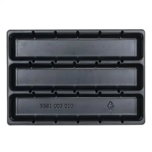 Plastični umetak, 3 pregrade