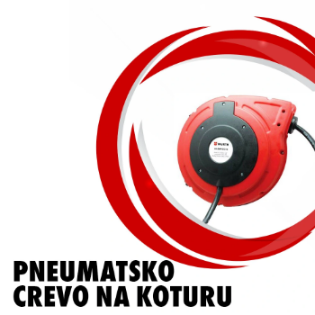 Pneumatsko crevo, na koturu, 15m