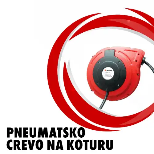 Pneumatsko crevo, na koturu, 15m