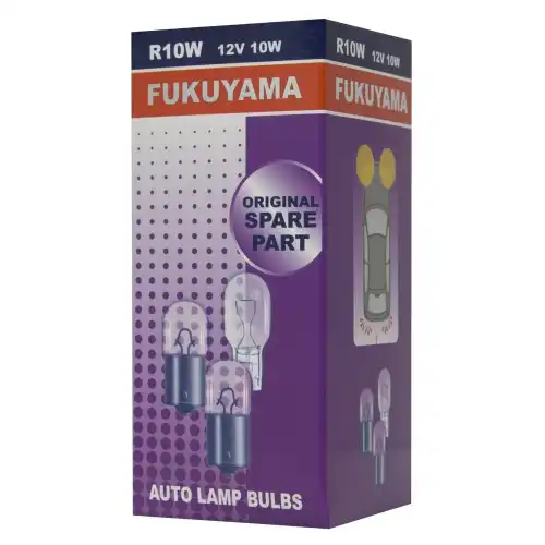 FUKUYAMA Sijalica R10W - 12V - 10W - BA15S, 10/1 k