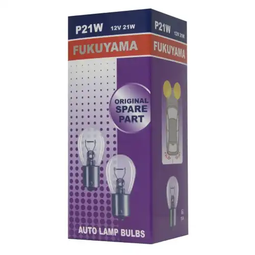 FUKUYAMA Sijalica P21W - 12V 21W - BA15S, 10/1 kom