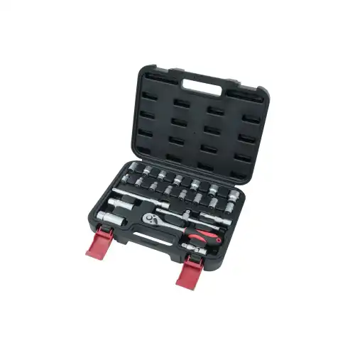 Set nasadnika sa račnom, 3/8in, 22 komada