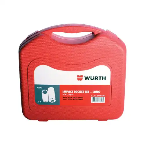 Set kovanih nasadnih ključeva, dugi, 3/4'', 8 kom