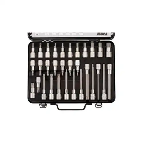 Set nasadnih kljuceva TX, XZN, Imbus,1/2',31 kom