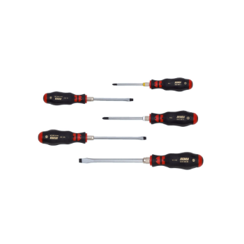 Set 3K ZEBRA odvijač sa udarnom kapom šlic+PH 5kom