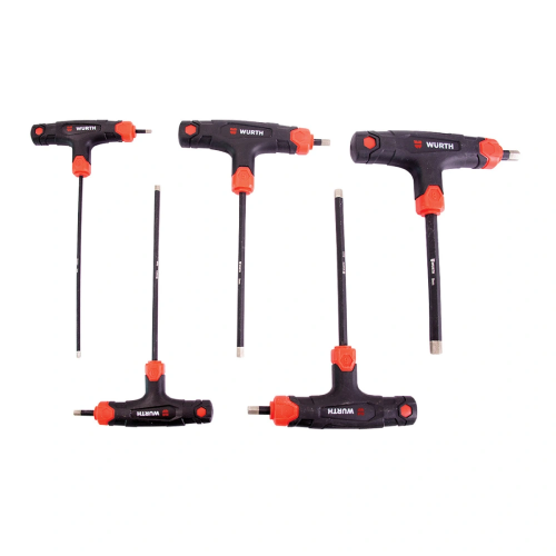 Set T-im. ključ 3-8mm,dijamantsk prevlaka 5 komada