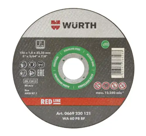 Rezna ploča RED LINE, 230 x 1,9/22,23 mm, inox