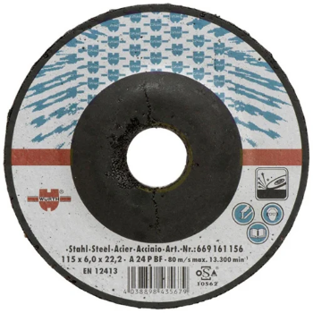 Brusna ploča za čelik, plava, 115x6,0/22,2