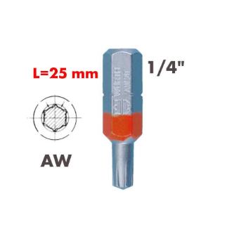 Umetak 1/4', AW, L25mm