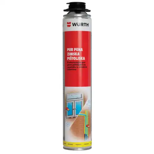 Pur pena zimska pištoljska, 750 ml