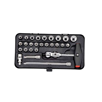 Set nasadnika 1/4' sa obrtnom T račnom - 27 kom.