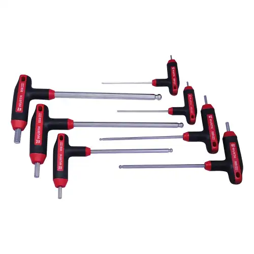 Set Red Stripe T-odvij, Imbus-kugl 2,5-10/7KOM