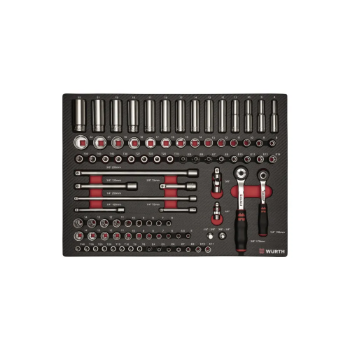 Set ZEBRA nasadnika 3/8'+1/4' sa račnom neopr 91k