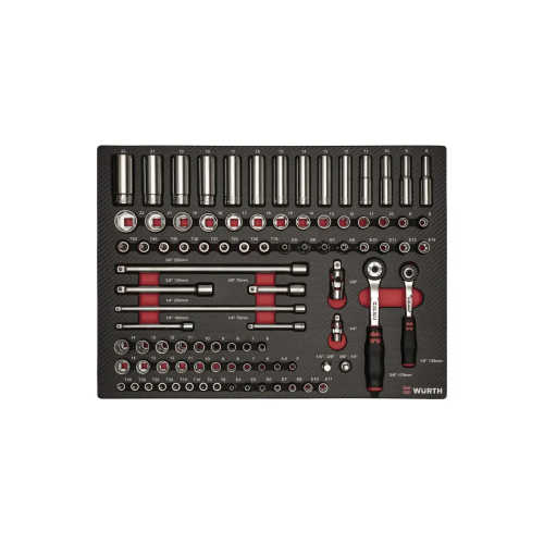 Set ZEBRA nasadnika 3/8'+1/4' sa račnom neopr 91k