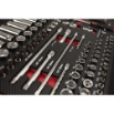 Fotografija Set ZEBRA  1/4" i 3/8" nasadnika  sa dve račne u neoprenu, 91 komad