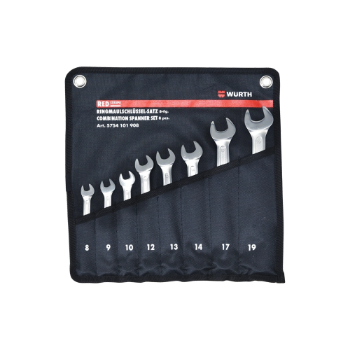 Fotografija Set Red Stripe okasto-viljuškastih ključeva. OK 8-19, 8 komADA