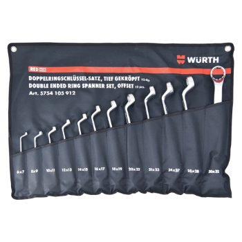 Fotografija Set Red Stripe duplo-okastih ključeva, OK 6-32,12 komada