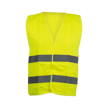 Signalni prsluk, CARLINE, žuti, vel. univerzalna