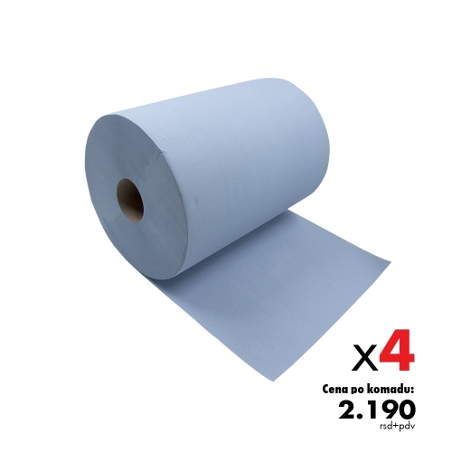 4 x Papir za brisanje industrijski,dvoslojni/1000k