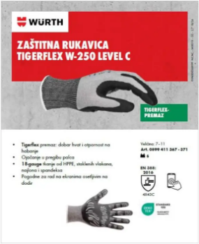 Fotografija Rukavice protiv prosecanja TIGERFLEX W-250(C)