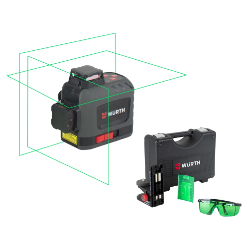 Fotografija Linijski laser MLG19, 3 ravni, zeleni zrak