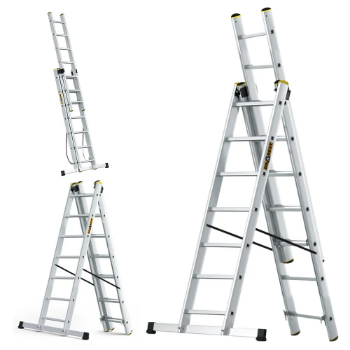 Fotografija Merdevine aluminijumske trodelne