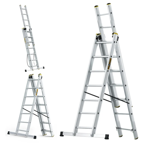 Fotografija Merdevine aluminijumske trodelne